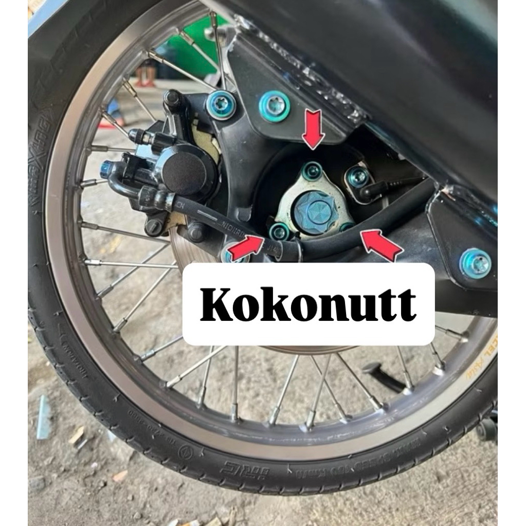 Jual Baut Titanium Rotor Sensor Belakang Nmax 3pcs | Shopee Indonesia