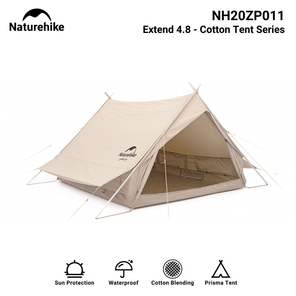 Jual TENDA NATUREHIKE NH20ZP011 EXTEND A SHAPED COTTON SERIES