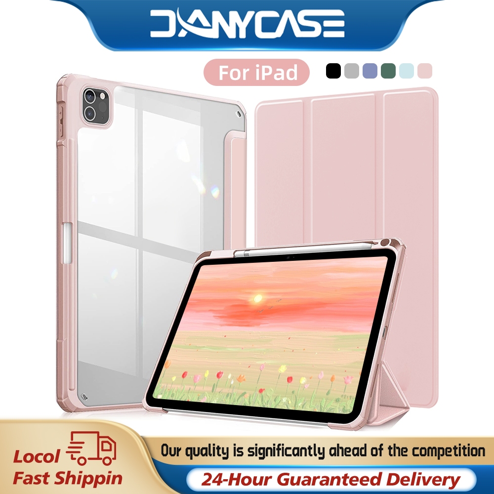 Jual DANYCASE Cover Akrilik Transparan dengan Slot Stylus For iPad 10th ...