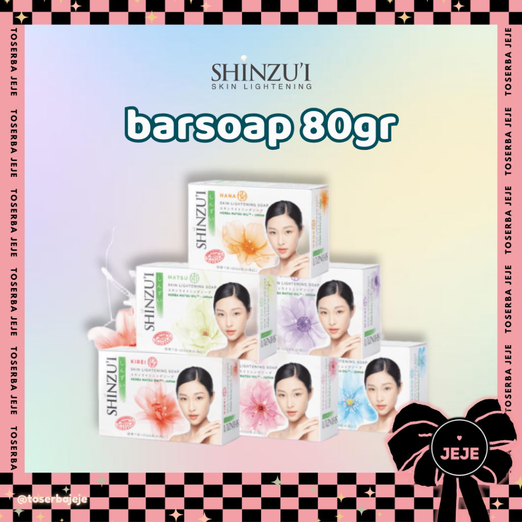 Shinzui Skin Lightening Bar Soap 60gr / 85gr | Sabun batang