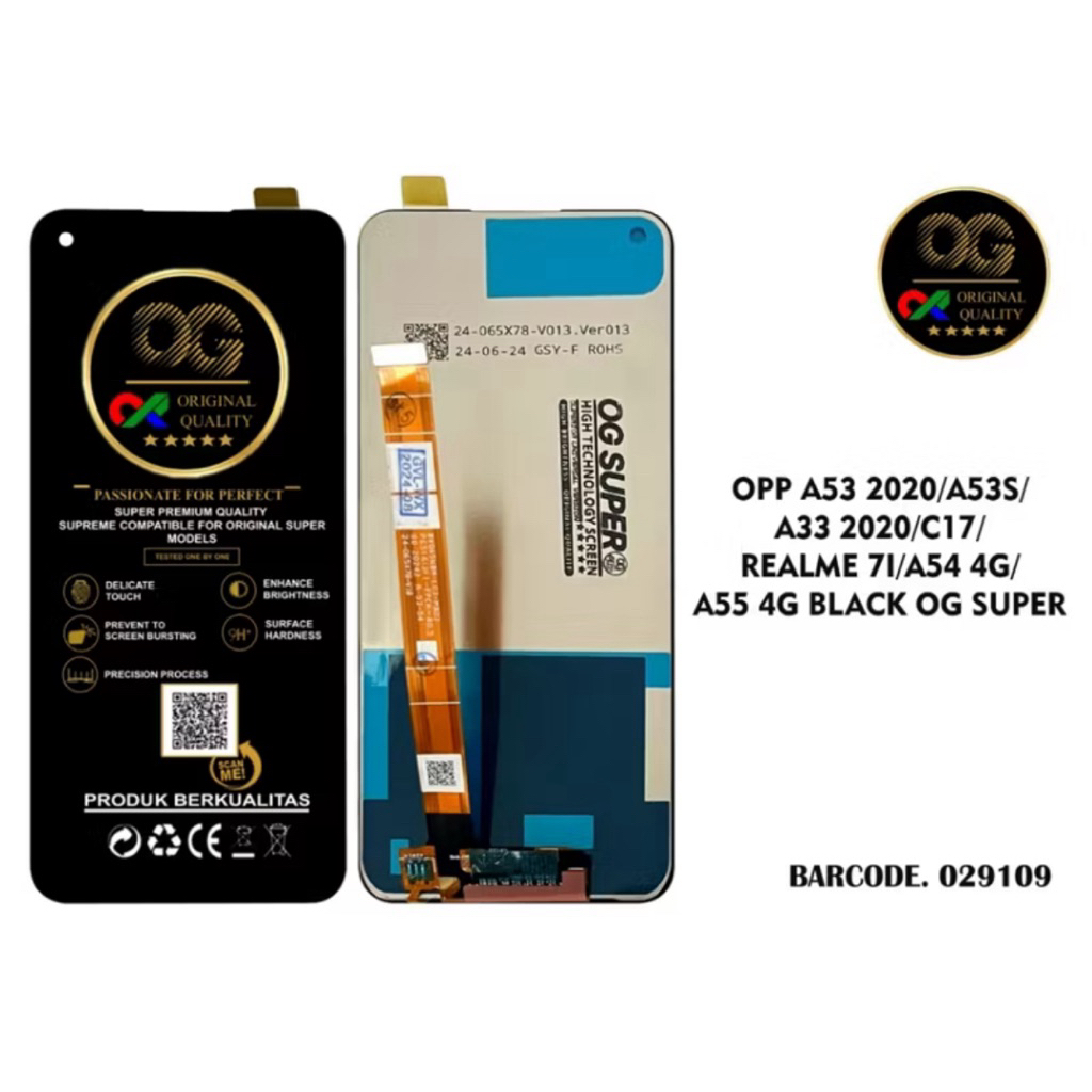 Jual ( OG SUPER) LCD OPPO A33 2020 / A53 2020 / A54 4G / REALME C17 ...