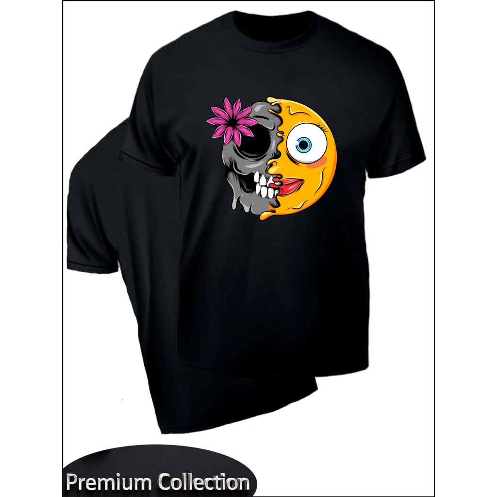 Jual SCJORIN Kaos Emoji Premium Streetwear Adem untuk Pria dan Wanita ...