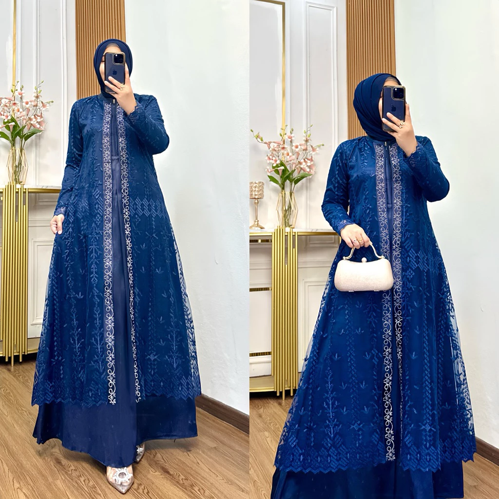 Nadira Dress Busui Tampak Depan