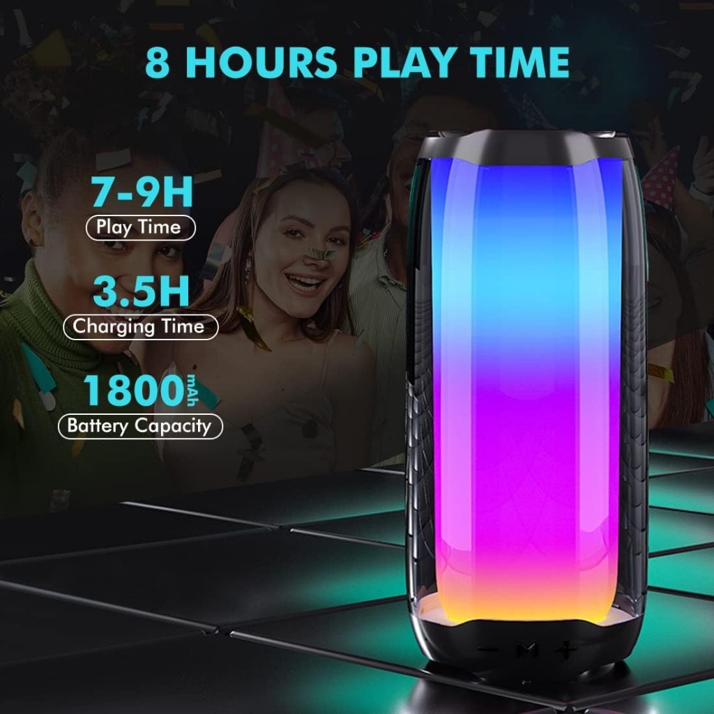 Jual SilverCrest Speaker Bluetooth Portable Loudspeaker Wireless LED ...