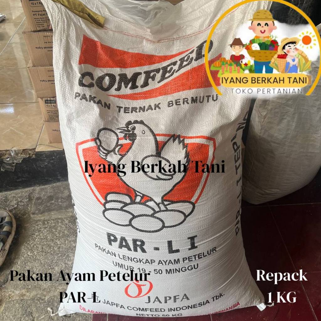 Jual Pakan Ayam Petelur 19-50 Minggu Comfeed Par-L 1 Par-L Tepung ...