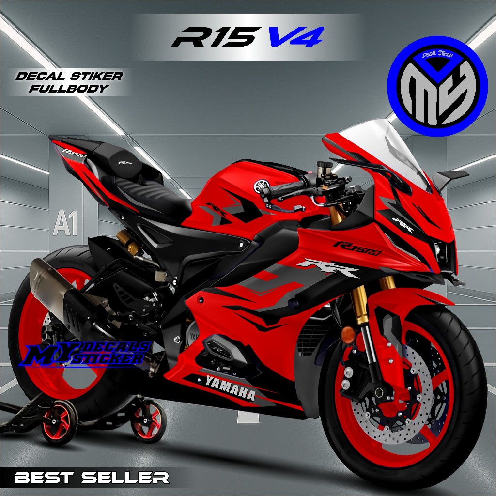Jual Decal R15 V4 Sticker Striping Fullbody Desain Racing Livery BMW ...