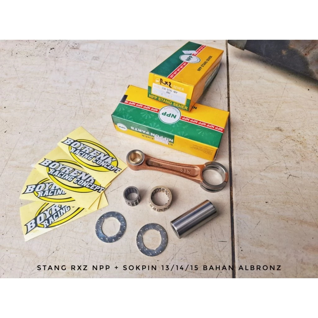 Jual STANG SEHER CONROD YAMAHA RXZ RX-Z RZR NPP PNP LGH 74 DAN SOK PIN ...