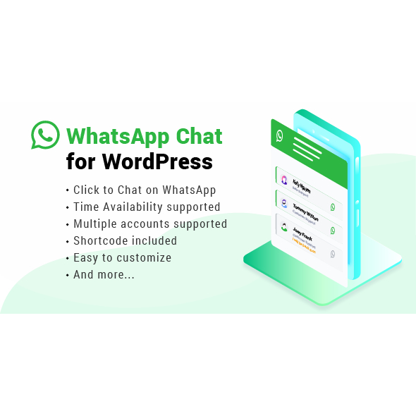 Jual Source Code Aplikasi WhatsApp Chat for WordPress v3.7.3 - Plugin ...