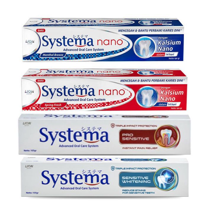 Jual SYSTEMA TOOTHPASTE ALL VARIAN 190gr [ Pcs ] | Shopee Indonesia