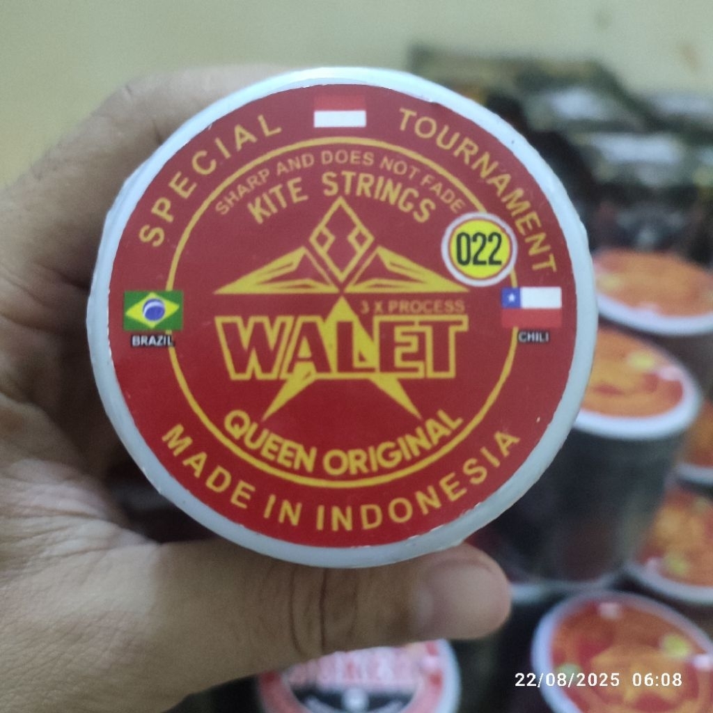Jual Gelasan walet size 022 panjang 2000 yard spesial turnamen gratis ...