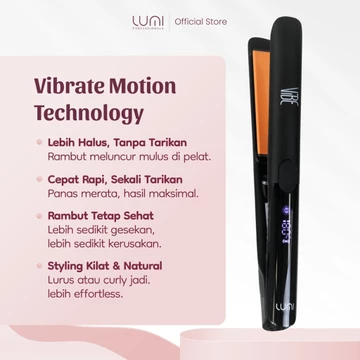 Lumi Vibe Hair Straightener 1 Inch Alat Catokan Rambut