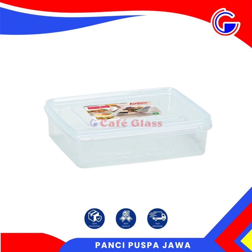 Sealware Plastik 1.4 Liter Basic Home I Tempat Makanan Kedap Udara I Food Keeper Plastik I Tempat Donat Kecil I Bkp-17 Kateria Keeper