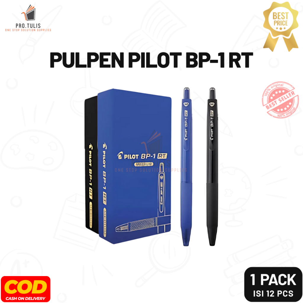 Jual (1 Pack) Pulpen / Ballpoint Pilot BP-1 RT. Pro Tulis | Shopee ...