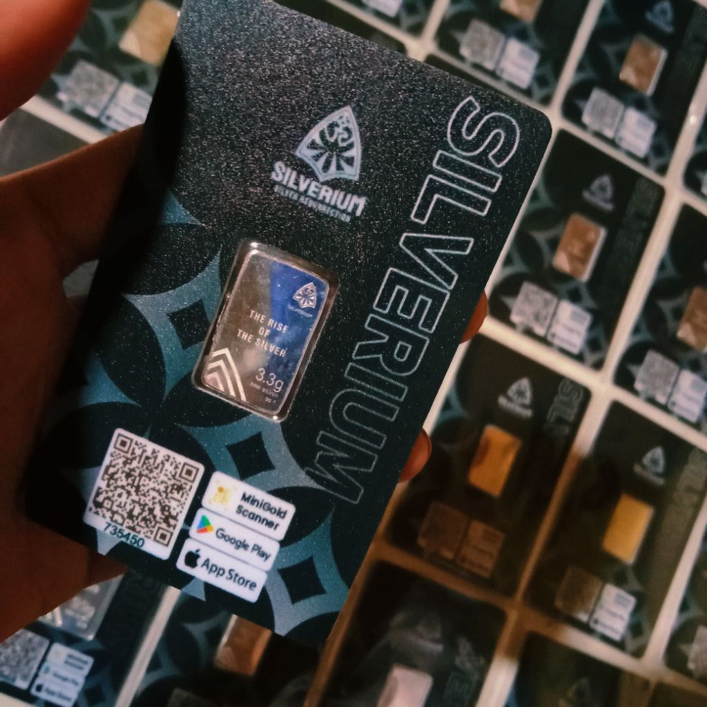 Jual Silverium 9.9 gram & 3.3 gram (perak batangan) kadar 999,9% ...