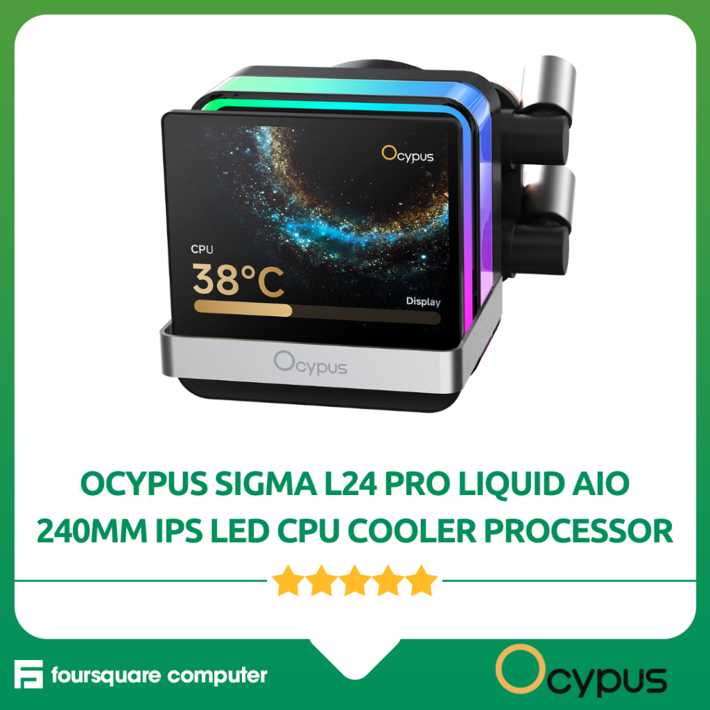 Jual OCYPUS SIGMA L24 PRO LIQUID AIO 240MM IPS LED CPU COOLER PROCESSOR ...