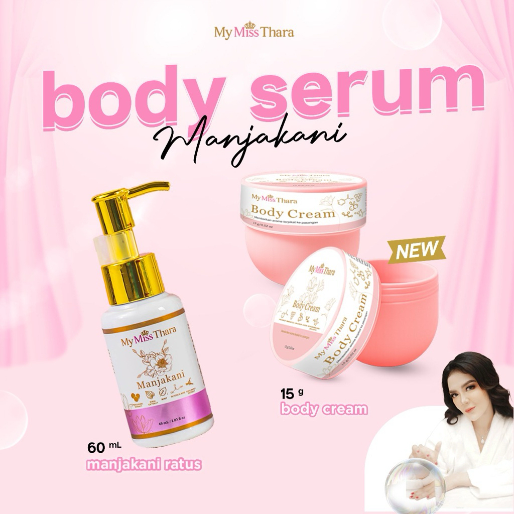 Jual [BUNDLING] BODY CREAM TAHARA + MANJAKANI RATUS MINI 60ML | Shopee ...
