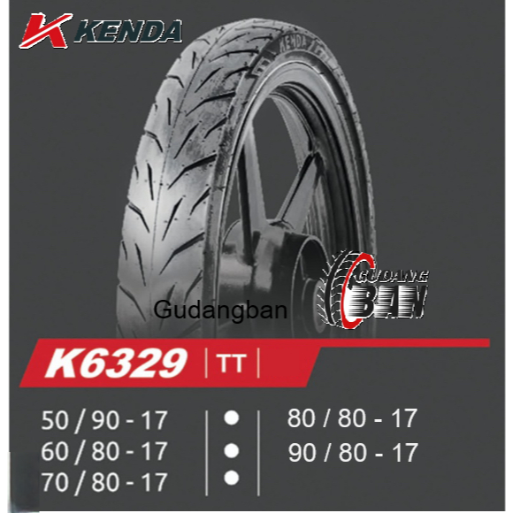 Jual ( K6329 TUBETYPE - RING 17) KENDA BAN CACING SOFT COMPOUND untuk ...