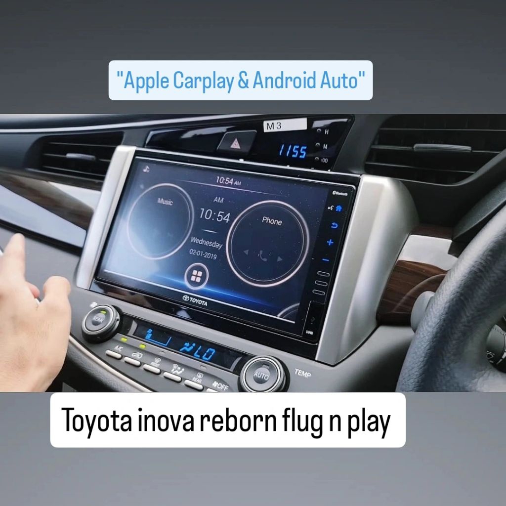 Jual Head unit Toyota kijang inova reborn facelift V 2021-2022 Apple ...