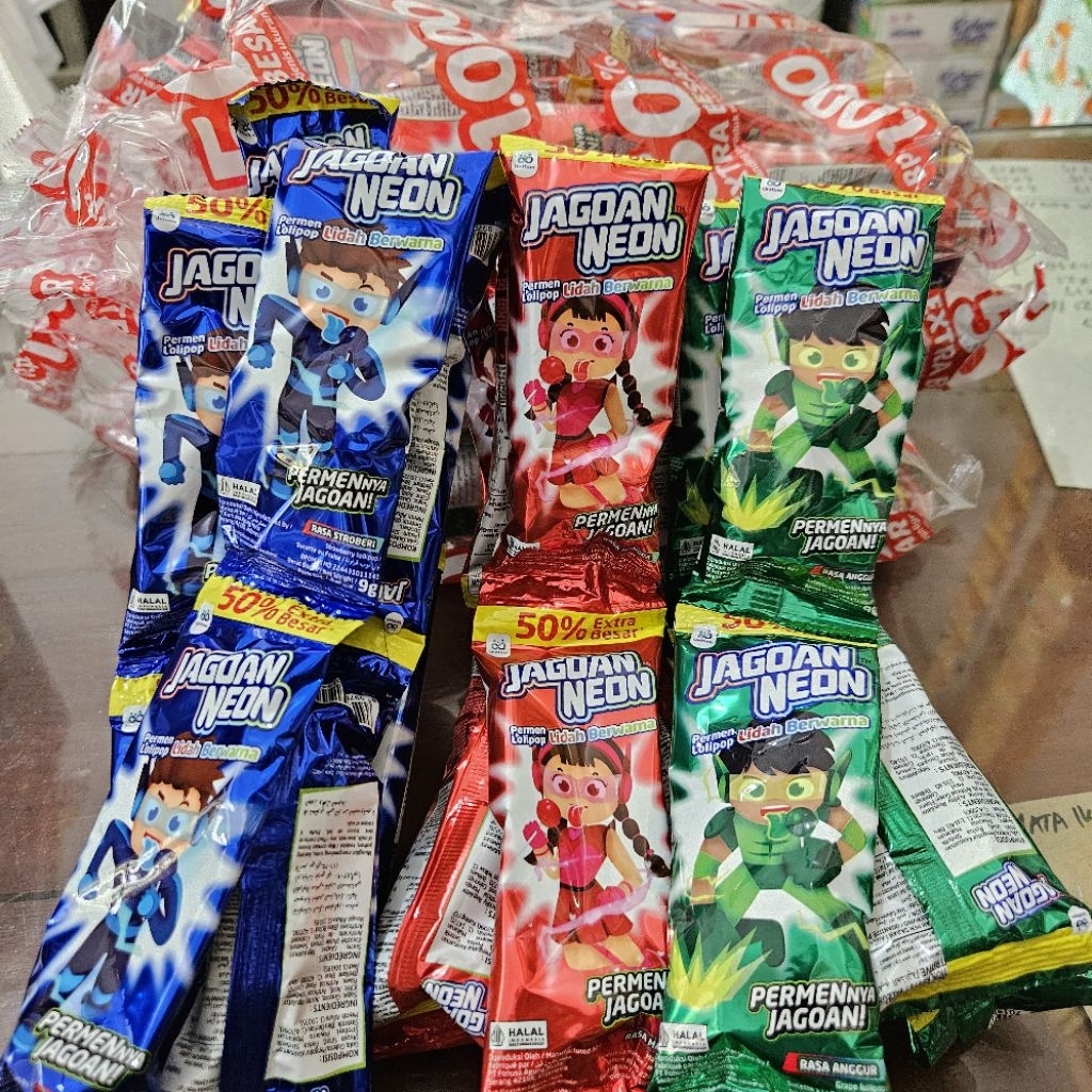 Jual Permen Jagoan Neon 1 Renceng 10 Pcs | Shopee Indonesia