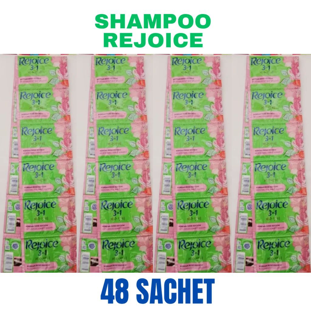 Jual Shampoo Rejoice 10ml x 48 Sachet (4 Renceng) | Shopee Indonesia