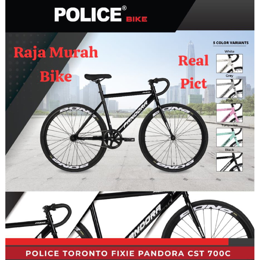 Jual Pandora Bicycle Pixie Element Pandora 700C Sepeda Fixie Pandora ...