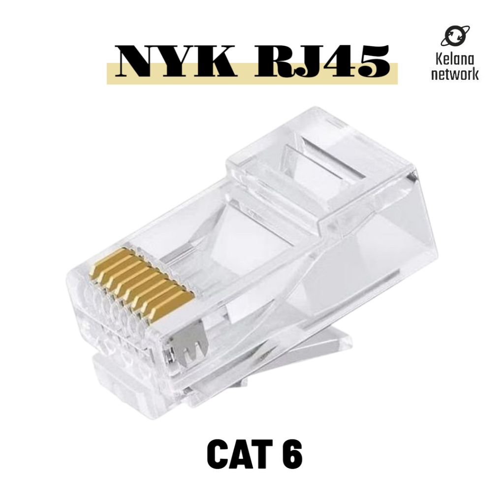Jual NYK Konektor RJ45 CAT 6 Connector RJ45 CAT 6 Konektor RJ45 CAT 6 ...