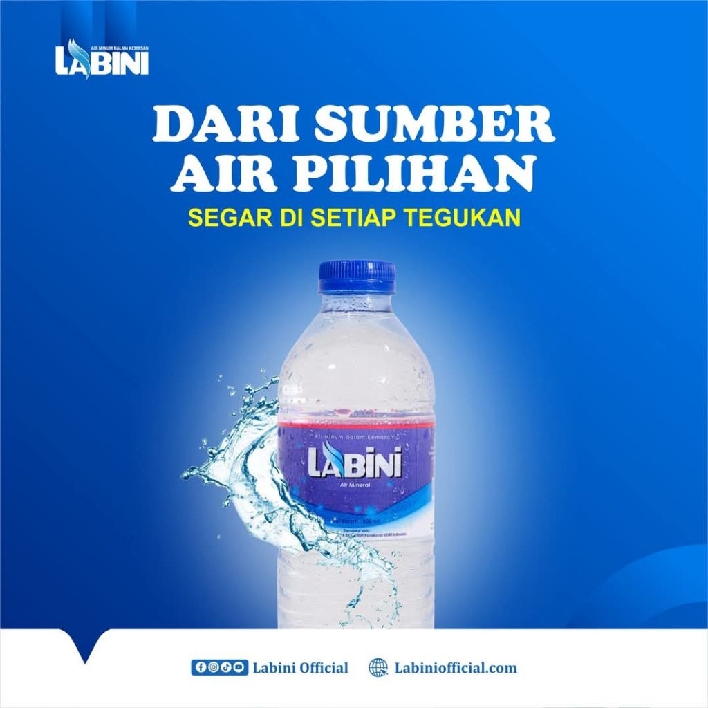 Jual (INSTANT) Air Mineral Labini 600ML X 24 Botol | Shopee Indonesia