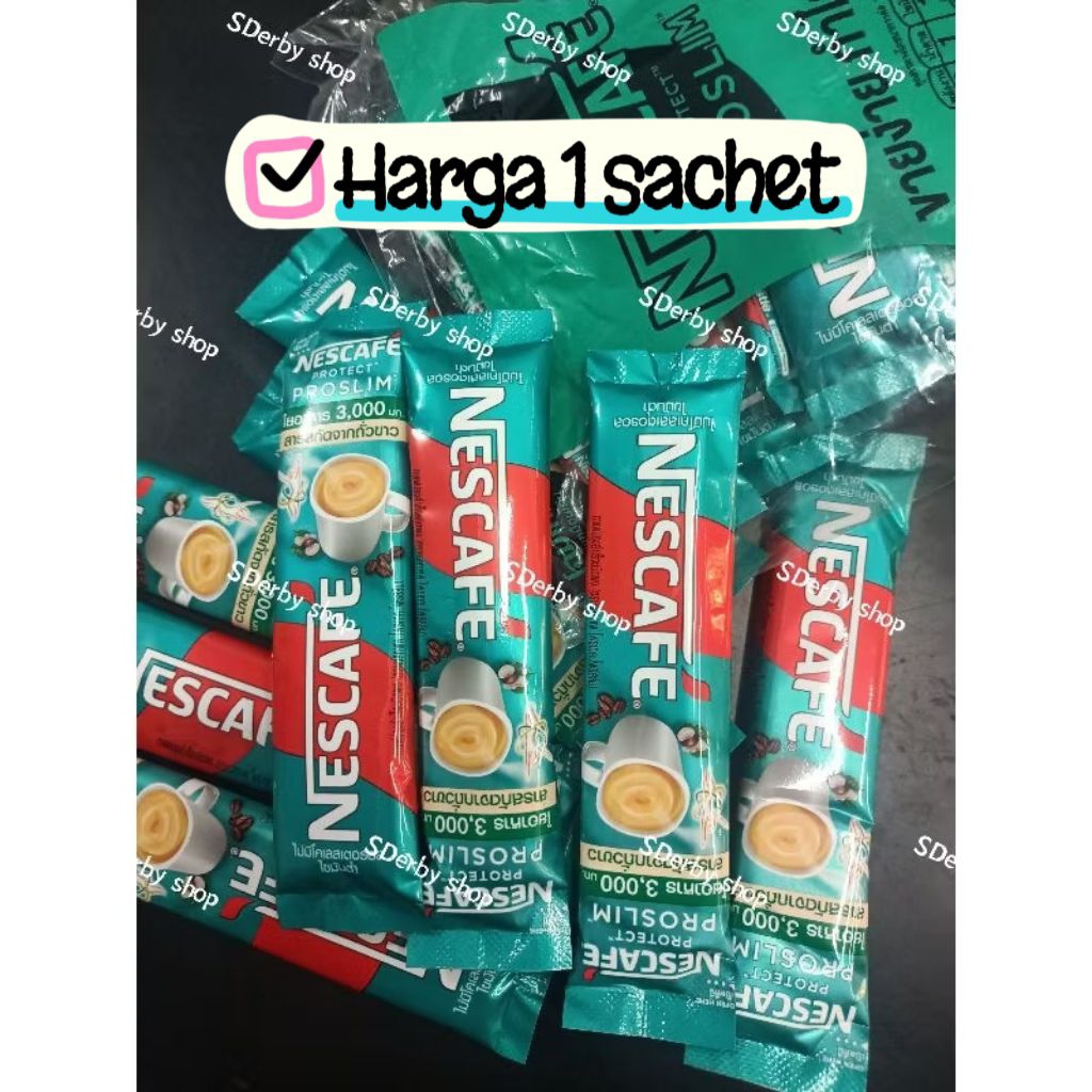 Jual Nes_cafe Protect Proslim Coffee Thai land Kopi Instant 3in1 ecer 1 ...