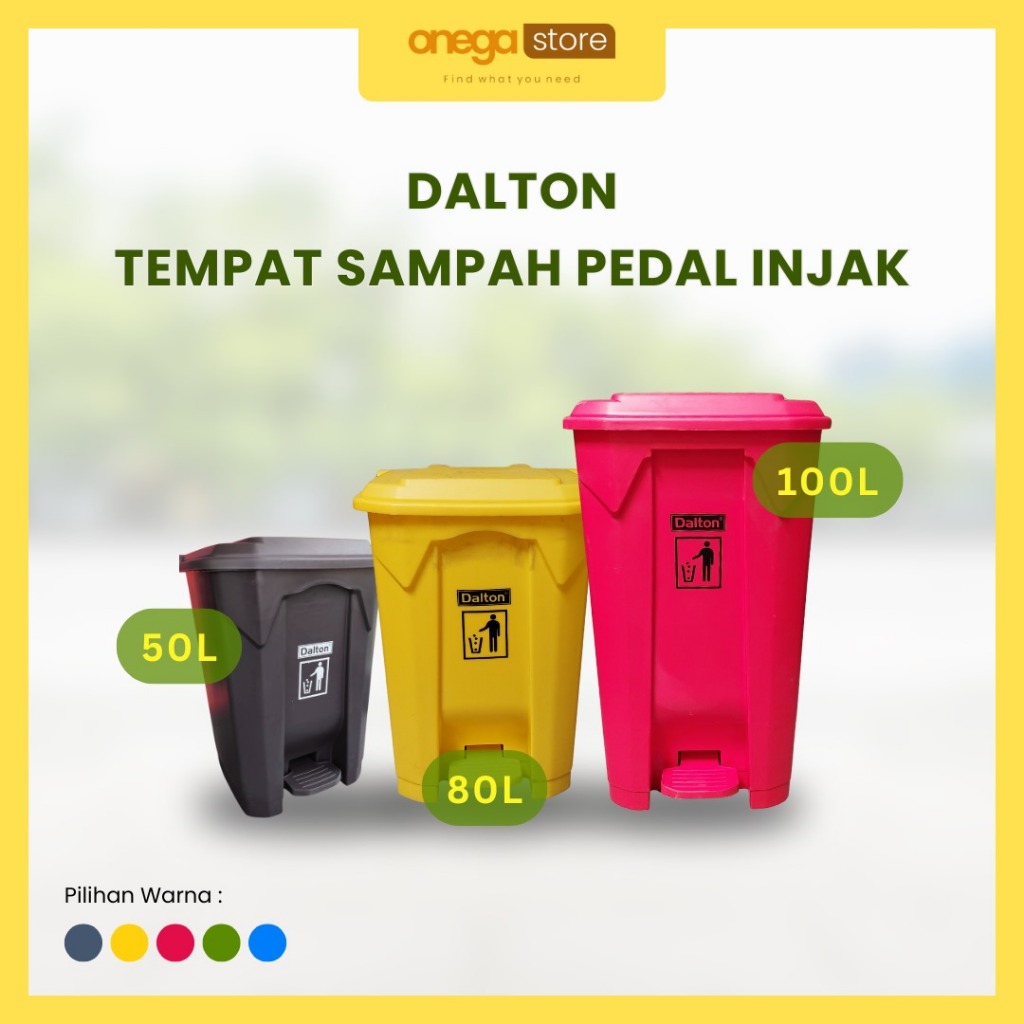 Product image Dalton Tempat Sampah Pedal Injak 50L, 80L, 100L