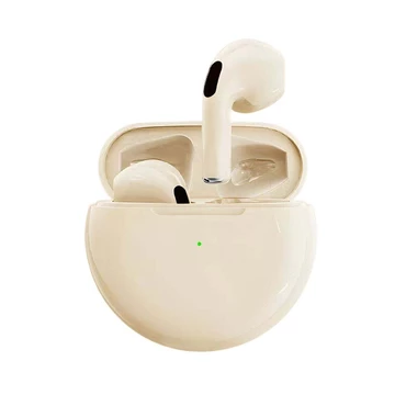 Pro 6 TWS Earphone Bluetooth Headphone With Mic 9D Stereo Hifi Earbuds Wireless Headset