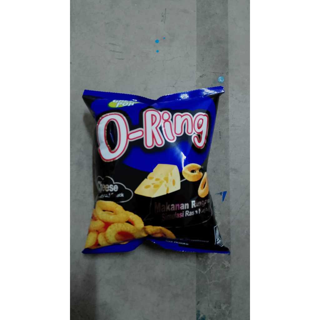 Jual O-Ring Makanan Ringan Snack Rasa Keju 350 G | Shopee Indonesia