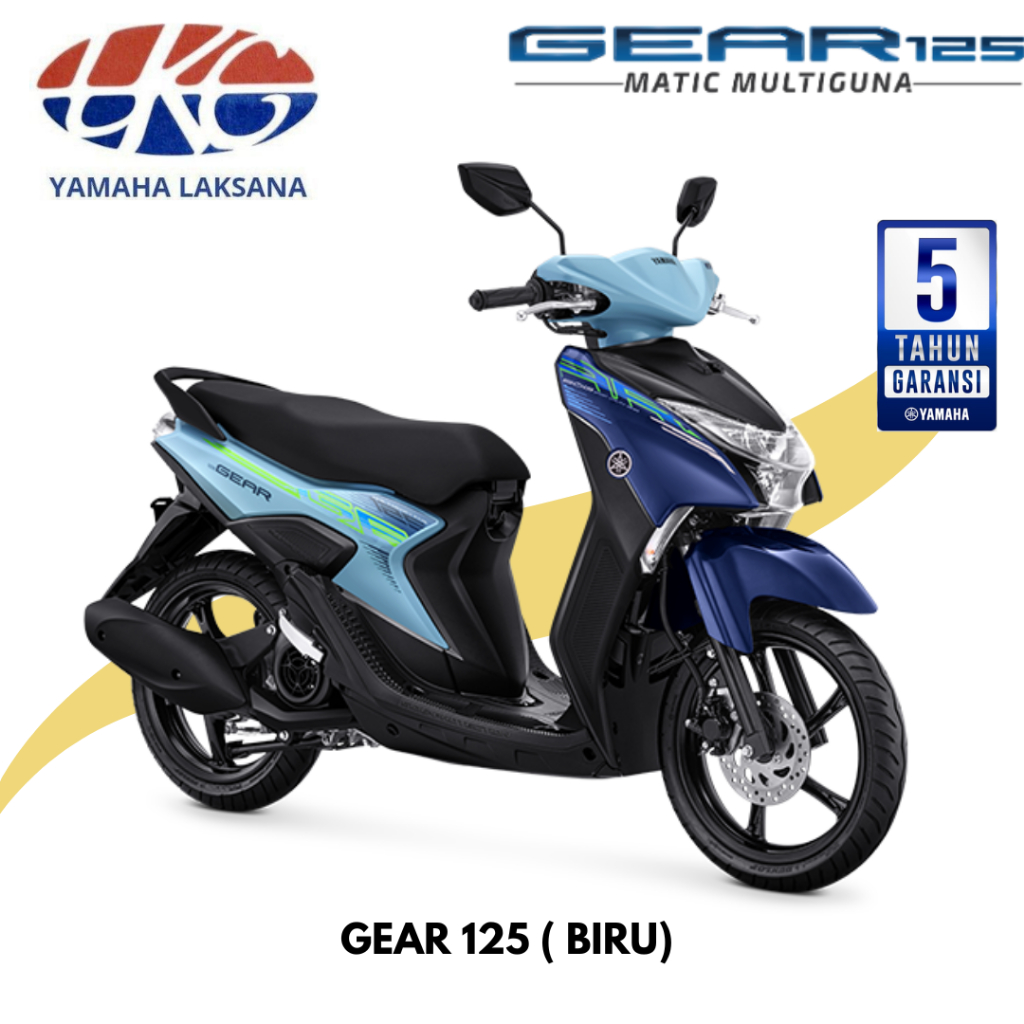 Jual Sepeda Motor YAMAHA GEAR 125 (Biru/Merah/Oliv…