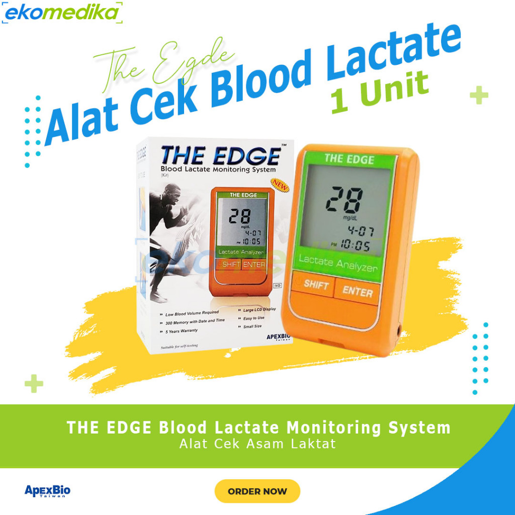 Jual Alat THE EDGE Blood Lactate Monitoring System / Alat Ukur Laktat ...