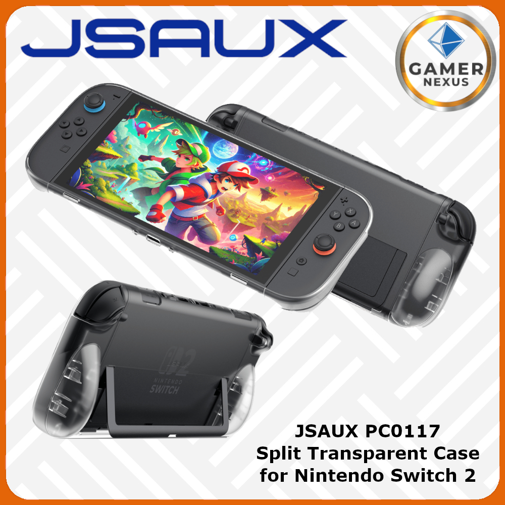 Jual JSAUX PC0117 Case Switch 2 Transparent Ergonomic Protective Split ...