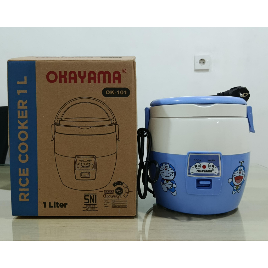 Jual Magic Com Okayama OK-101 Rice cooker kapasitas 1 Liter | Shopee ...
