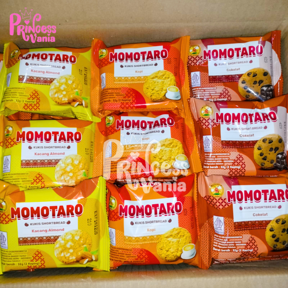 Jual GROSIR NEW MOMOTARO MINI AOKA KUKIS SHORTBREAD ISI 2 KEPING ...