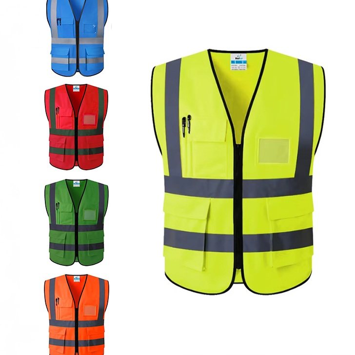 Jual Hot ROMPI POLYESTER ROMPI SAFETY ROMPI PROYEK 5 KANTONG DAN SAFETY ...