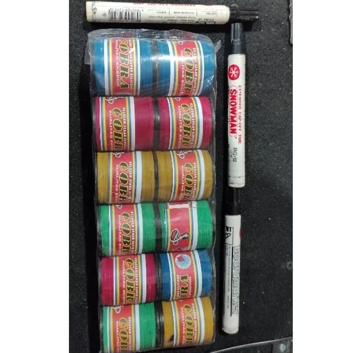 Jual BENANG GELASAN SNAP DT/ SNAP DATAR SENAR 027 (1 PACK=12 ROLL ...