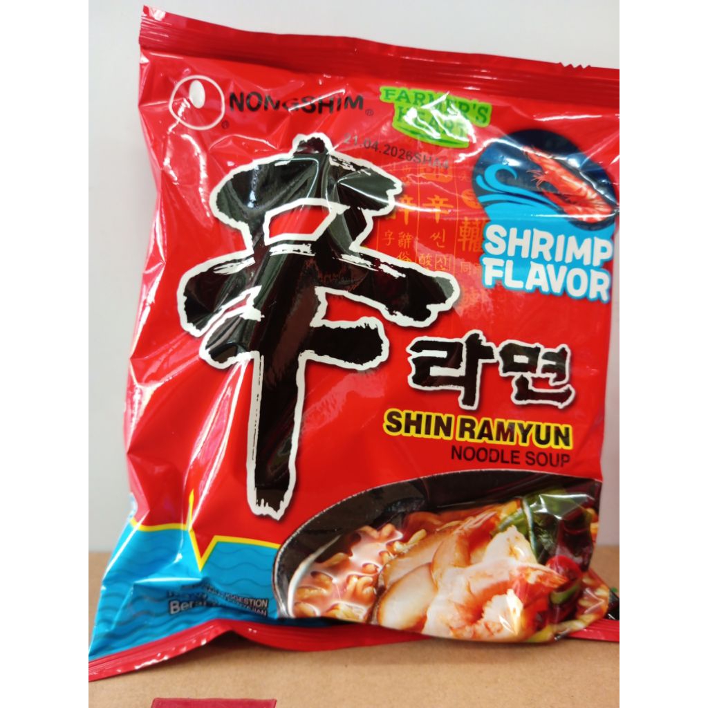 Jual Nongshim Shin Ramyun Spicy Mushroom/ Shrimp/ Kimchi Ramyun ...