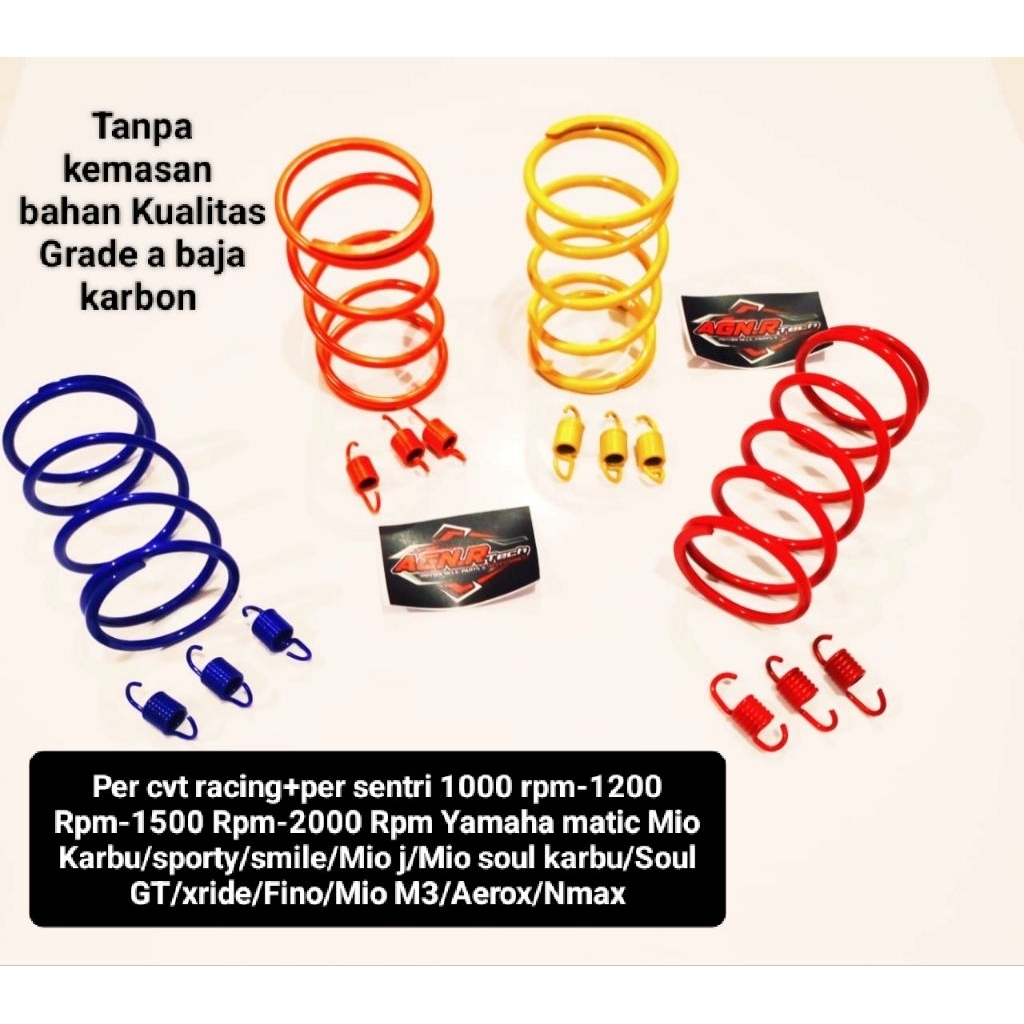 Jual Per cvt racing+per sentri 1000 rpm-1200 Rpm-1500 Rpm-2000 Rpm ...