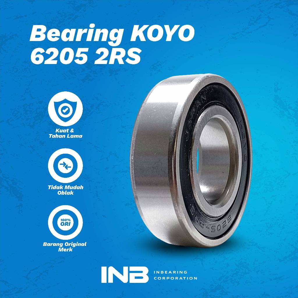 Jual Laker Bearing 6205 2RS KOYO Bearing As Roda Belakang Viar As Roda ...