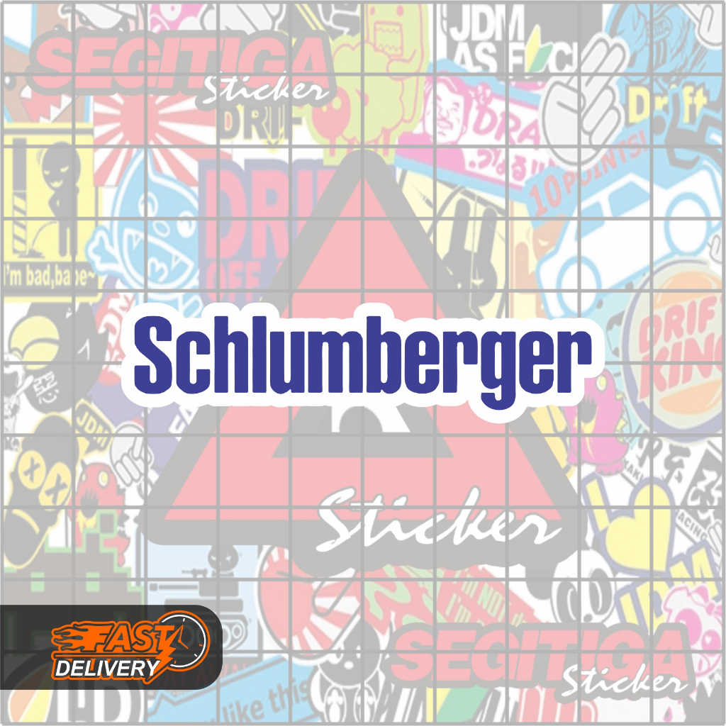 Jual Sticker Schlumberger Ukuran 10 x 2.5 Cm | Shopee Indonesia
