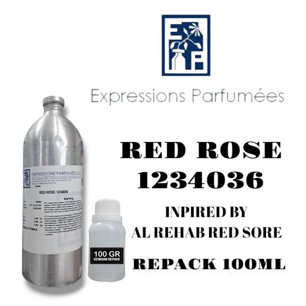 Jual (100 ML) RED ROSE BY EXPRESSIONS (EP) REPACK 100 ML.SEARAH ALREHAB ...