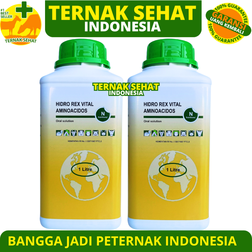 Jual HIDRO REX VITAL 1 LITER - Multivitamin Asam Amino Komplit Ayam ...