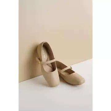 Vimemo Amadea Vol.2 Sepatu Mary Jane Korean Shoes Vintage Flatshoes