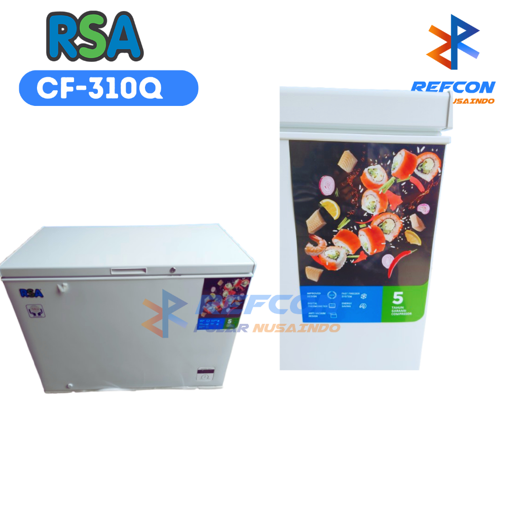 Jual Chest Freezer RSA CF-310Q/ CF310Q / CF 310 Q Freezer Box 310 liter ...