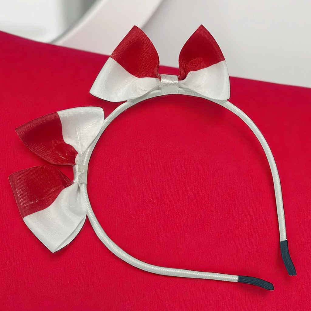 Jual Bando Kemerdekaan Dua Pita Merah Putih Double Bow Red White ...