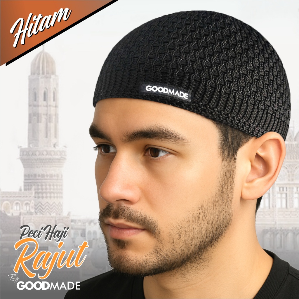 GOOD MADE - Peci Rajut Dewasa Elastis Nyaman Dipakai Sehari-hari | COD