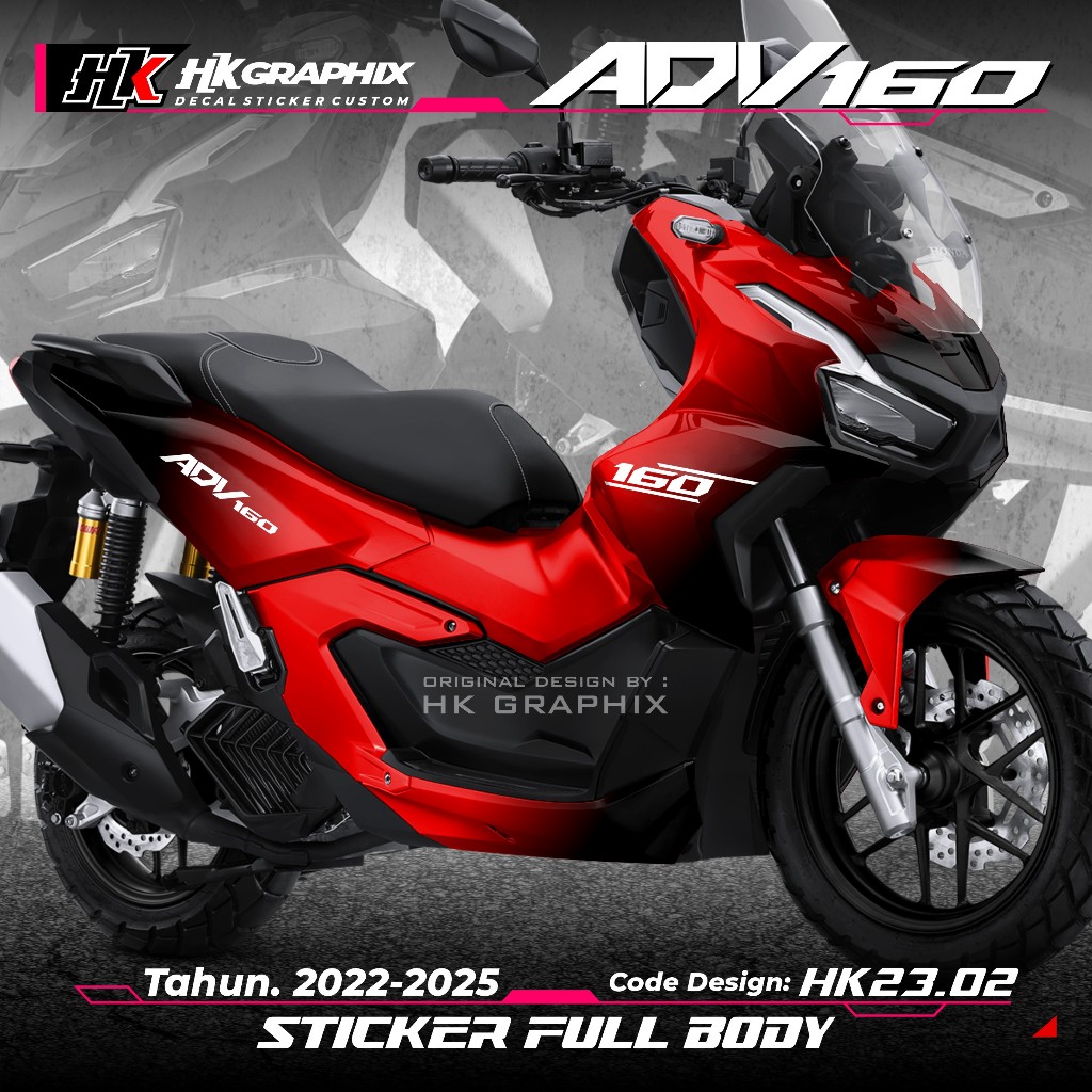Jual (COD) Decal Sticker ADV 160 Full Body 2022 2023 2024 2025 Stiker ...