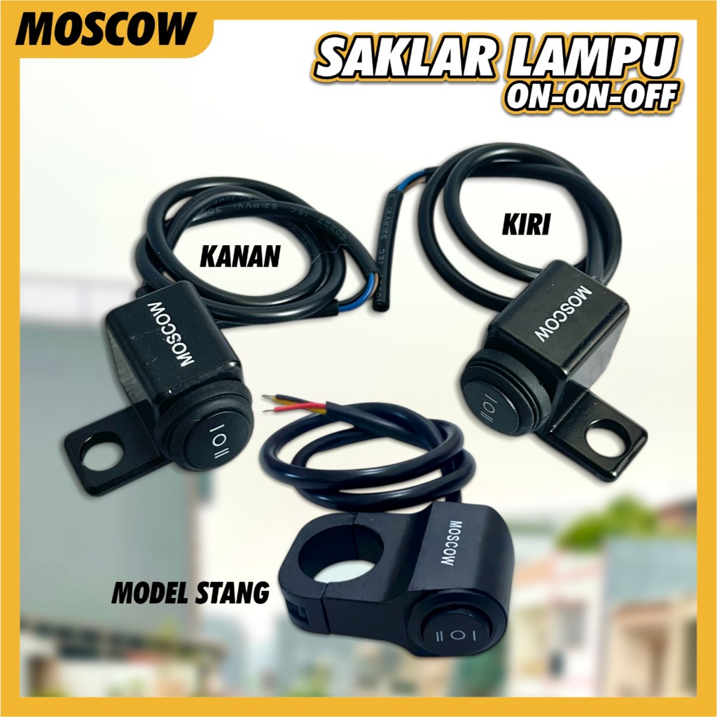 Jual SAKLAR ON OFF LAMPU JAUH DEKAT LED HIGH LOW WATERPROOF ANTI AIR ...